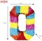 Pinata numbers 0-9 children birthday punch pinata 16.5 x 13.7 x 3.1 inch decoration birthday decoration (0)